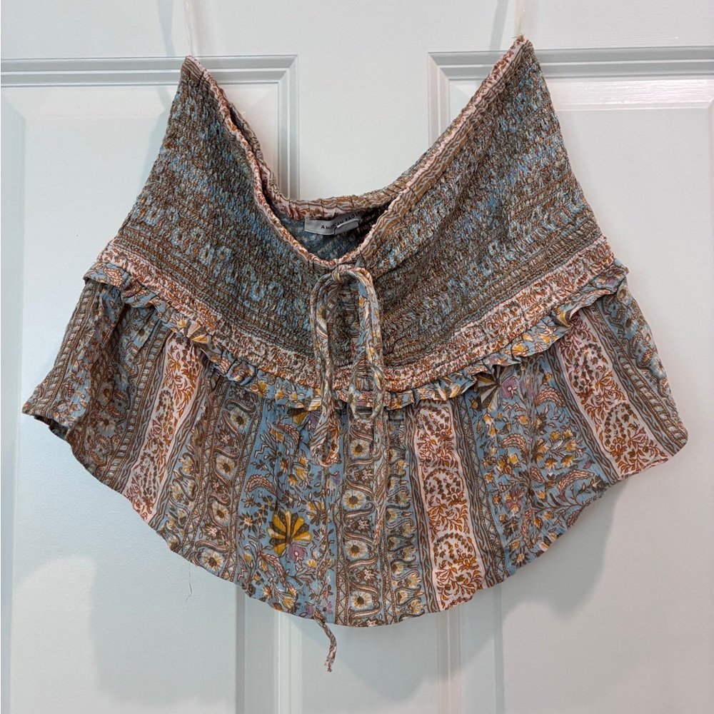 American Eagle Outfitters‎ Multicolor Smocked Top